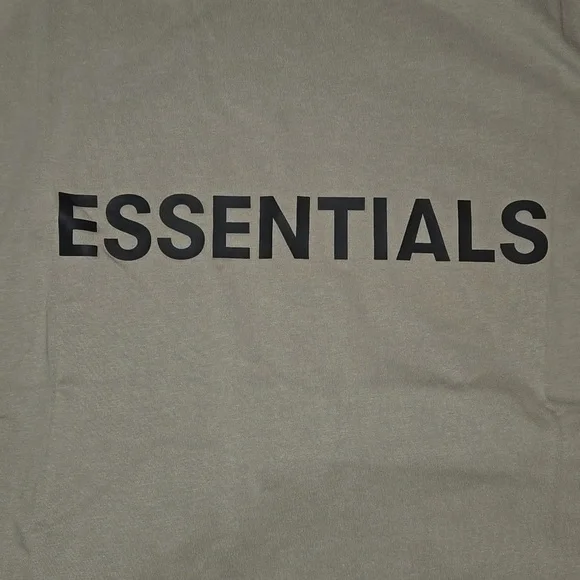 Essentials Fear of God Men's Short Sleeve T-Shirt Moss Size XL NWT - Picture 6 of 13
